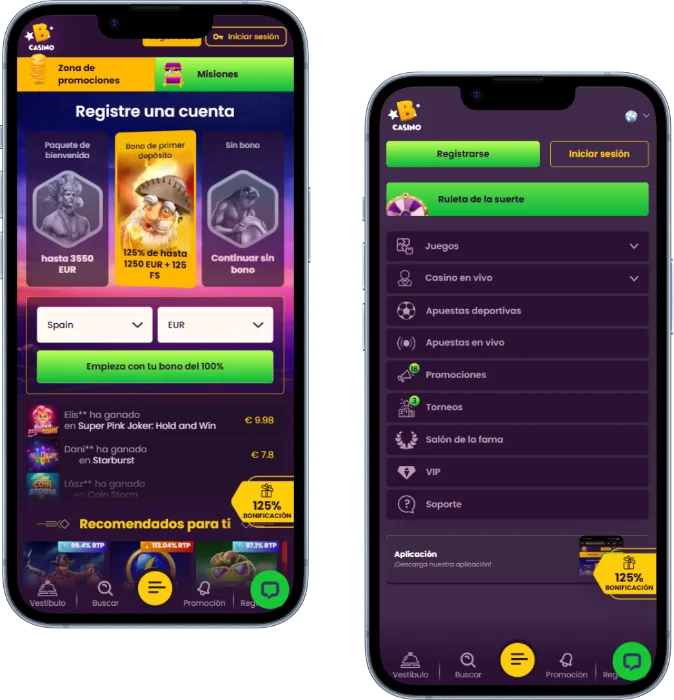 Bizzo Casino Versión Móvil